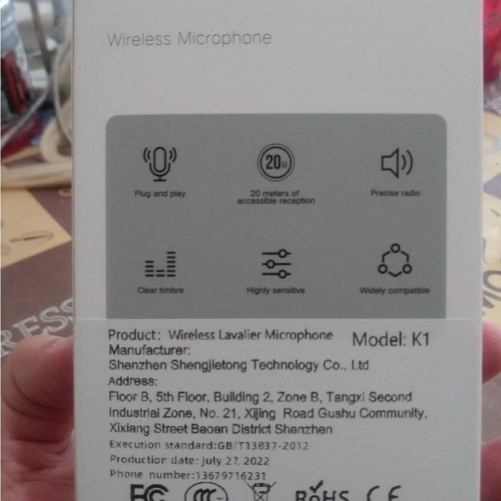 Wireless Lavalier Microphone Set with USB-C Receiver